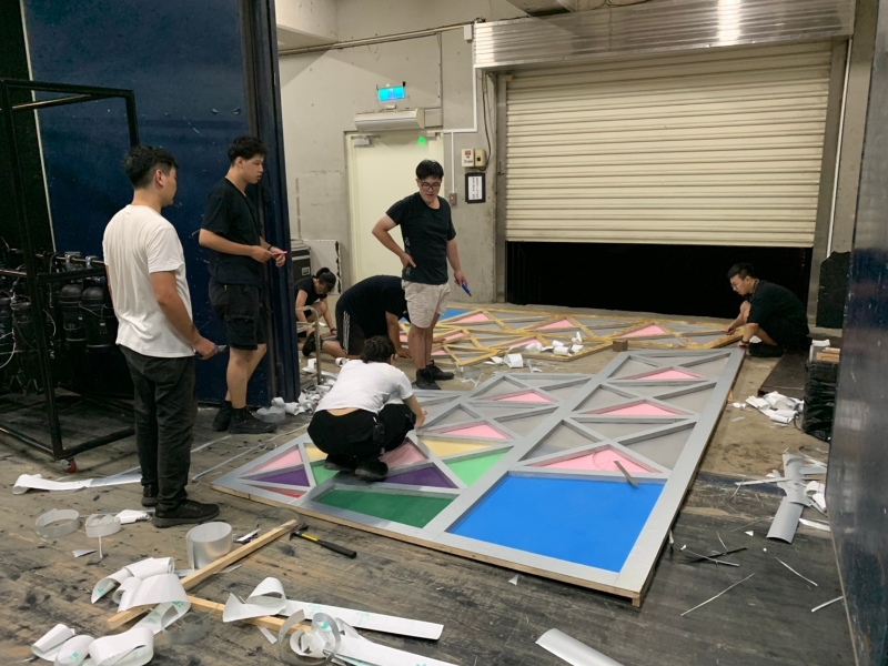 故事工廠《再見歌廳秀》於新竹縣政府文化局演藝廳裝台工作紀錄